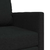 Sofa Bed Black 74 x 77 x 81 cm Fabric 4106623