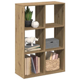 Room Divider Bookcase Artisan Oak 69.5x29x103.5 cm Engineered Wood 858020