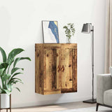 Wall Mounted Cabinet Old Wood 69.5 x 34 x 90 cm Engineered Wood 882421
