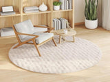 Area Rugs Round SIROLO Beige 200 CM Polyester 42022751