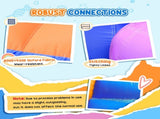 Kids Bounce Castle Inflatable House with Trampoline Pool Climbing Wall with Inflator Carrybag, 2.8 x T3398P348065