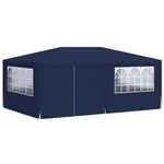 Professional Party Tent with Side Walls 4x6 m Blue 90 g/m 48528