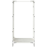 Firewood Rack White 40x30x80 cm Cold-rolled steel 864220