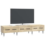 TV Cabinet Sonoma Oak 147 x 34.5 x 30 cm Engineered Wood 894937