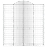 Arched Gabion Basket 200x50x200/220 cm Galvanised Iron 153500