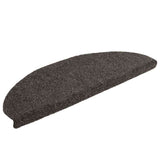 Stair Mats Self-adhesive 20 pcs 65x21x4 cm Anthracite Half Round Large 3365651