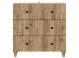 Drawer Cabinet Artisan Oak 66 x 34.5 x 90 cm Engineered Wood 894154