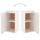 TV Cabinets 4 pcs White Solid Wood Pine 3100230