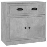 Sideboards 2 pcs Concrete Grey Engineered Wood 3185267