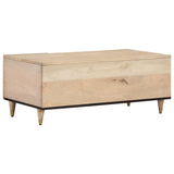 Coffee Table 100x54x40 cm Solid Wood Mango 358260
