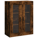 Highboard Smoked Oak 69.5x34x180 cm Engineered Wood 3198678