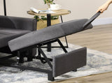 Linen-Look Single Chair Bed - Grey T3398P329985
