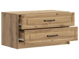 Bedside Cabinet Artisan Oak 62 x 34.5 x 44.5 cm Engineered Wood 895704