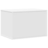 Cat Litter Box Enclosure White 60x40x40 cm Engineered Wood 857724