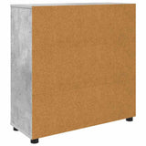 Storage Cabinet Concrete Grey 80 x 31 x 81 cm Engineered Wood 888850