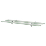 Floating Shelves 2 pcs Glass 80x10 cm 8 mm 3051515