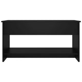 Coffee Table Black 102x50x52.5 cm Engineered Wood 809648