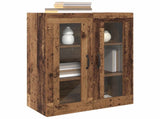 Wall Mounted Cabinets 2 pcs Old wood 69.5 x 34 x 90 cm 3394536