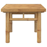 ZNTS Coffee Table 45x45x35 cm Bamboo 366467