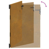 Garden Gate 85x125 cm Corten Steel 153258