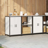 Kitchen Storage Set HATTEM 3 pcs White Cold-rolled Steel 3392695