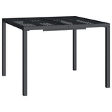 3 Piece Garden Dining Set Anthracite Steel 3187999
