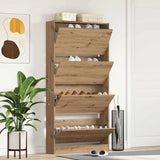 Shoe Cabinet Artisan oak 80 x 21 x 163.5 cm Engineered wood 3334026