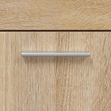Bathroom Cabinet with Mirror Sonoma Oak Engineered Wood 833886