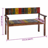 Dining Chairs 4 pcs Solid Reclaimed Wood 326180