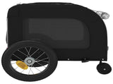 Pet Bike Trailer Grey and Black 54.5 x 120 x 161 cm 93846