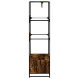 Wardrobe Smoked Oak 90x50x180 cm Engineered Wood 849296