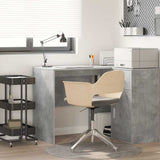 Desk with Shelf Concrete Grey 102 x 50 x 75 cm Engineered Wood 869541