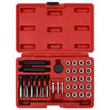 33 Piece Glow Plug Thread Repair Tool Set M8 M10 M12 210507