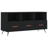 TV Cabinet Black 102x36x50 cm Engineered Wood 829005