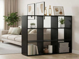 Book Cabinet 102 x 29 x 103.5 cm Engineered Wood Black Oak 8015688