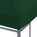 Gazebo Top Cover 310 g/m 4x3 m Green 44785
