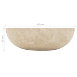 ZNTS Sink 40x12 cm Marble Cream 142775