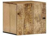Bathroom Wall Cabinet 38x33x48 cm Solid Wood Mango 356911