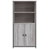 Highboard Grey Sonoma 62x36x121,5 cm Engineered Wood 834213