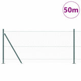 Welded Wire Fence with Concrete Base 50 x 0.8 m 3353550