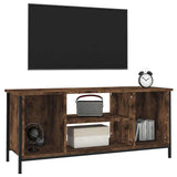TV Cabinet Smoked Oak 102x35x45 cm Engineered Wood 826287