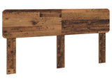 Bed Frame with Headboard Old Wood 140 x 190 cm Solid Pine Wood 3412085