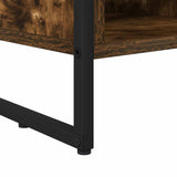 TV Cabinet Smoke Oak 100 x 36 x 49.5 cm Engineered Wood 886506