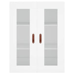 Highboard White 69.5x34x180 cm Engineered Wood 3198249