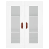 Highboard White 69.5x34x180 cm Engineered Wood 3198249