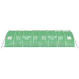 Greenhouse with Steel Frame Green 32 m² 8x4x2 m 3188063