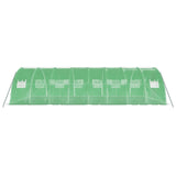 Greenhouse with Steel Frame Green 32 m 8x4x2 m 3188063