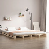 Pallet Bed without Mattress 120x200 cm Solid Wood 821387