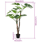 Artificial Monstera Plant Green 70 x 16 x 130 cm 42042071