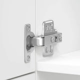 Kitchen Cupboard Kalmar High Gloss White Engineered Wood 853629